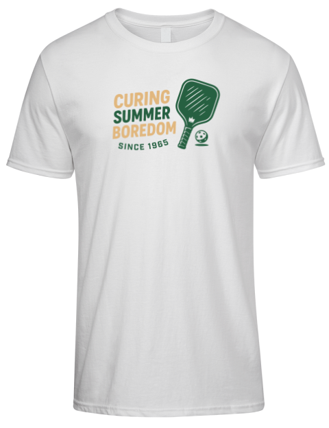 Curing Boredom Pickleball Premium Ring-Spun Cotton Unisex T-Shirt | Swagsta