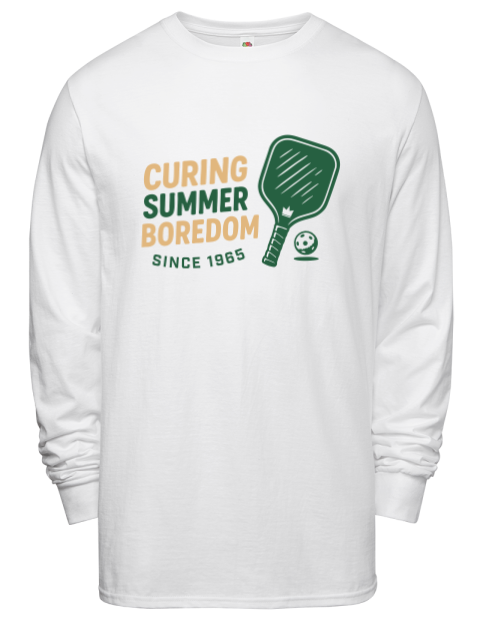 Curing Boredom Pickleball Men's Long-Sleeve T-Shirt | Swagsta