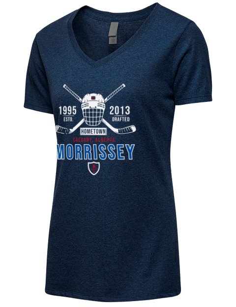 3A Heritage joshua morrissey Premium Ladies V-Neck T-Shirt | Swagsta