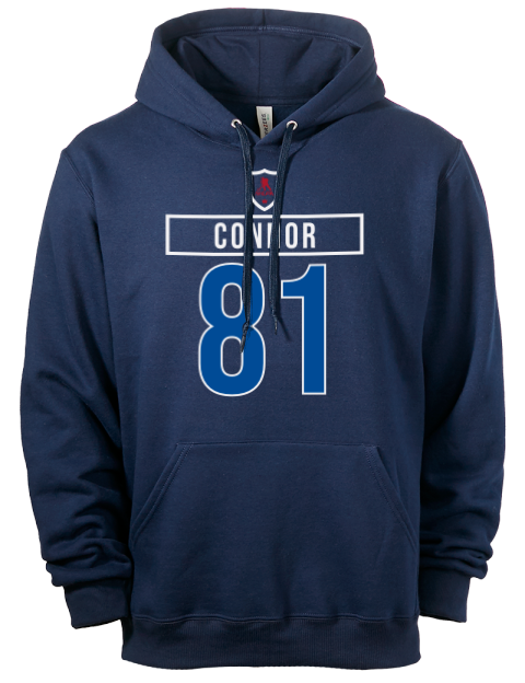 1A Away Jersey kyle connor Eco Premium Unisex Hooded Sweatshirt | Swagsta