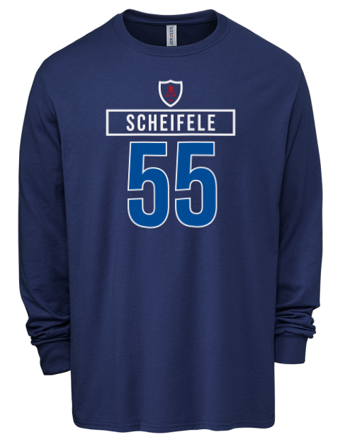 1A Away Jersey mark scheifele Men's Premium Blend Long Sleeve-T-Shirt | Swagsta