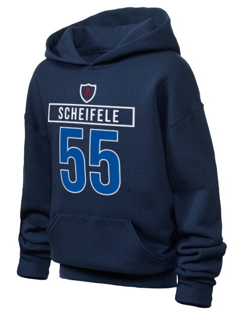 1A Away Jersey mark scheifele Youth Hooded Sweatshirt | Swagsta