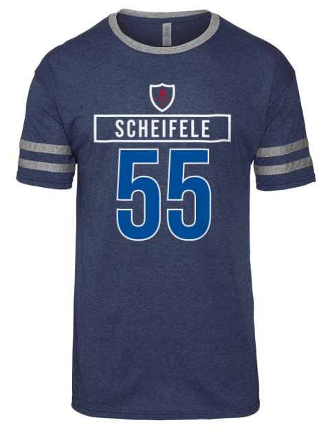1A Away Jersey mark scheifele Men's Tri-Blend T-Shirt | Swagsta