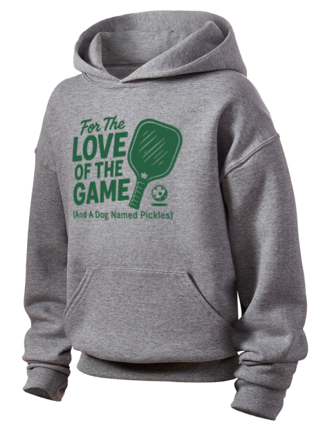 Love Of The Game Pickleball Youth Hooded Sweatshirt | Swagsta