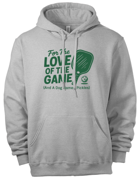 Love Of The Game Pickleball Eco Premium Unisex Hooded Sweatshirt | Swagsta