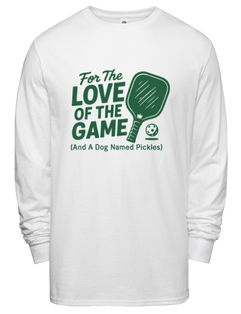 Love Of The Game Pickleball Men's Long-Sleeve T-Shirt | Swagsta