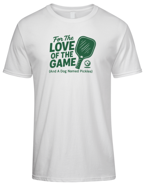 Love Of The Game Pickleball Premium Ring-Spun Cotton Unisex T-Shirt | Swagsta