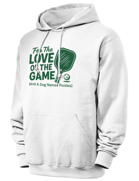 Love Of The Game Pickleball Unisex Hooded Sweatshirt | Swagsta