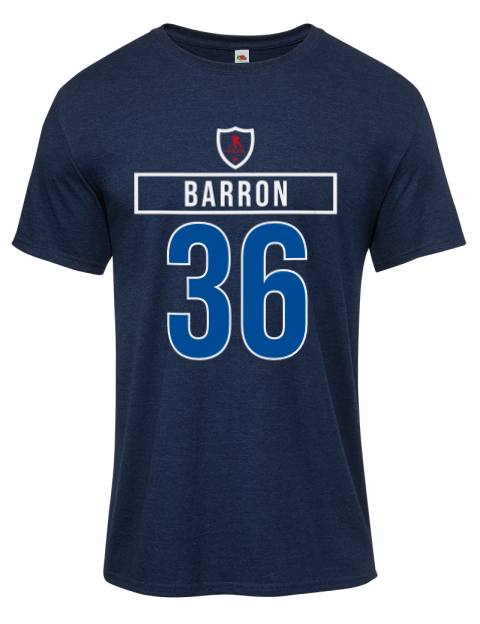 1A Away Jersey morgan barron Iconic Men's T-Shirt | Swagsta