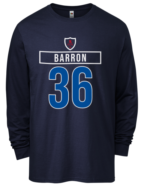 1A Away Jersey morgan barron Men's Long-Sleeve T-Shirt | Swagsta