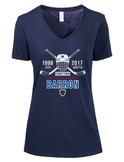 3A Heritage morgan barron Premium Ladies V-Neck T-Shirt | Swagsta