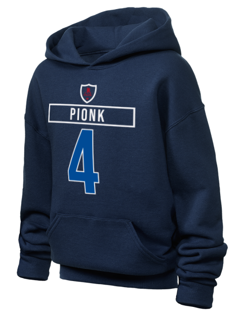 1A Away Jersey neal pionk Youth Hooded Sweatshirt | Swagsta