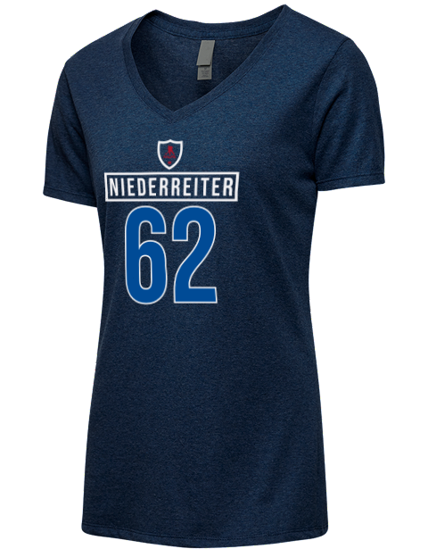 1A Away Jersey nino niederreiter Premium Ladies V-Neck T-Shirt | Swagsta
