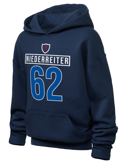 1A Away Jersey nino niederreiter Youth Hooded Sweatshirt | Swagsta