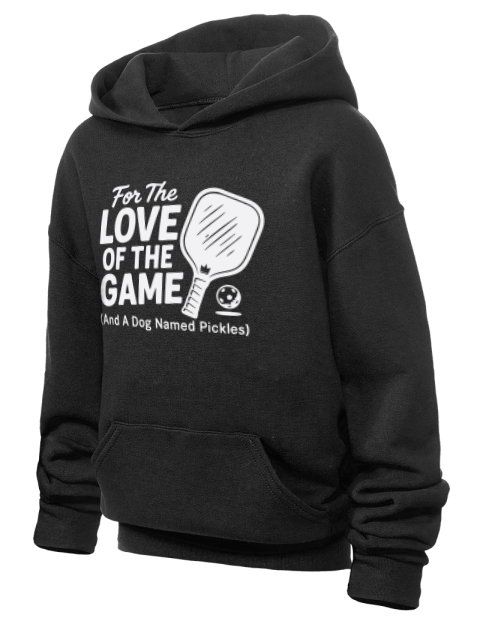 Love Of Pickleball Youth Hooded Sweatshirt | Swagsta