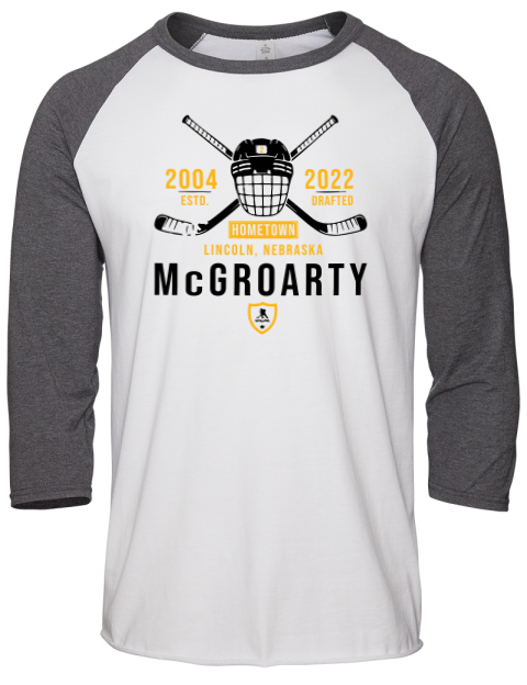4A Classic Heritage Rutger Mcgroarty Unisex Premium Three-Quarter Raglan T-Shirt | Swagsta