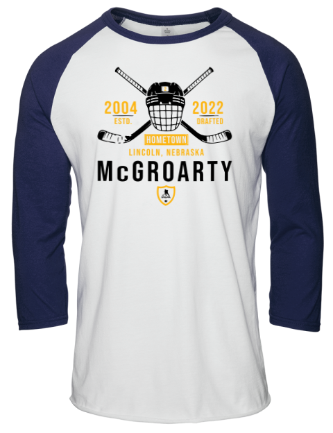 4A Classic Heritage Rutger Mcgroarty Unisex Premium Three-Quarter Raglan T-Shirt | Swagsta