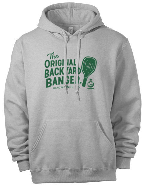 Original Backyard Banger Pickleball Eco Premium Unisex Hooded Sweatshirt | Swagsta