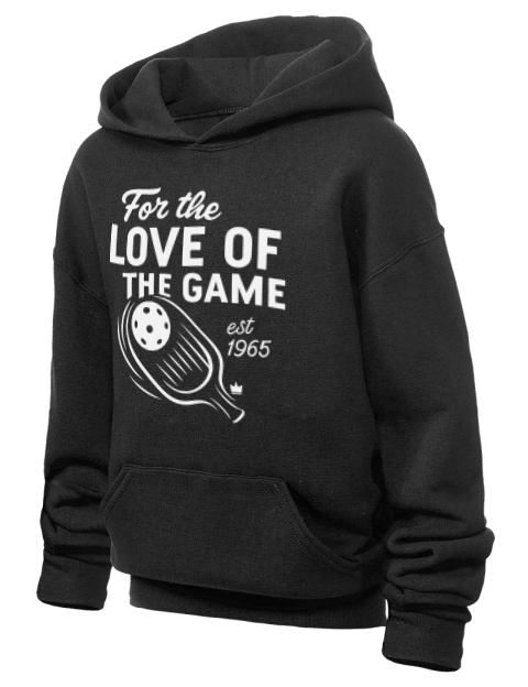 For The Love Pickleball Youth Hooded Sweatshirt | Swagsta