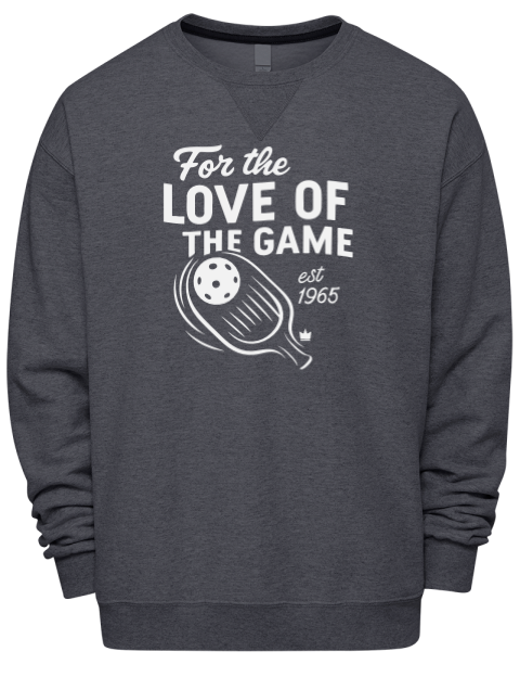 For The Love Pickleball Premium Unisex Crewneck Sweatshirt | Swagsta