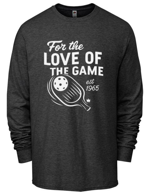 For The Love Pickleball Men's Long-Sleeve T-Shirt | Swagsta