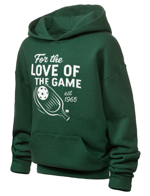 For The Love Pickleball Youth Hooded Sweatshirt | Swagsta