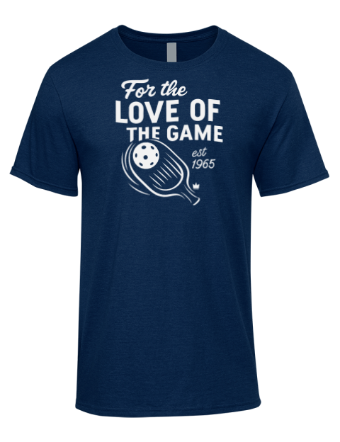 For The Love Pickleball Premium Ring-Spun Cotton Unisex T-Shirt | Swagsta