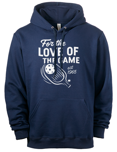 For The Love Pickleball Eco Premium Unisex Hooded Sweatshirt | Swagsta