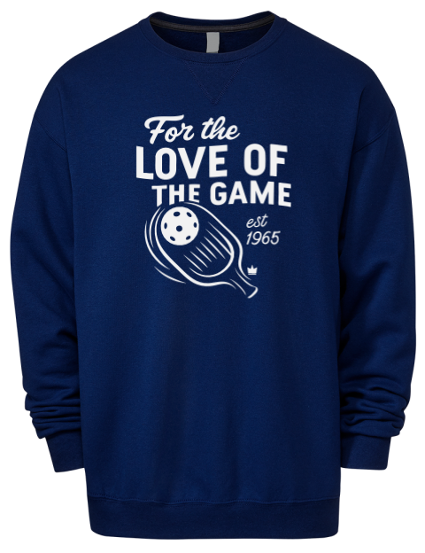 For The Love Pickleball Premium Unisex Crewneck Sweatshirt | Swagsta