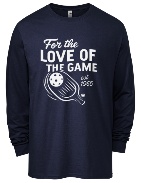 For The Love Pickleball Men's Long-Sleeve T-Shirt | Swagsta