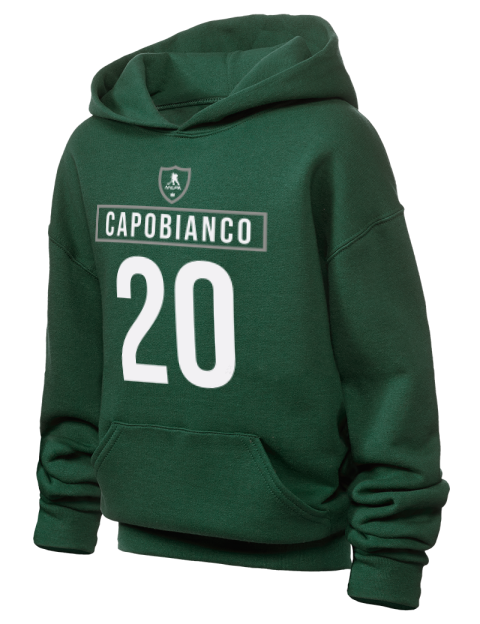 1A Away Jersey Kyle Capobianco Youth Hooded Sweatshirt | Swagsta