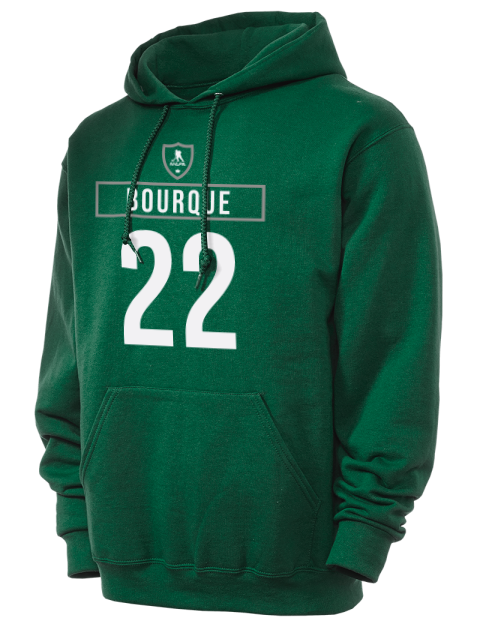 1A Away Jersey Mavrik Bourque Unisex Hooded Sweatshirt | Swagsta
