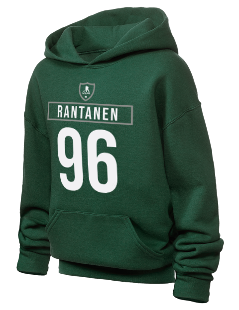 1A Away Jersey Mikko Rantanen Youth Hooded Sweatshirt | Swagsta