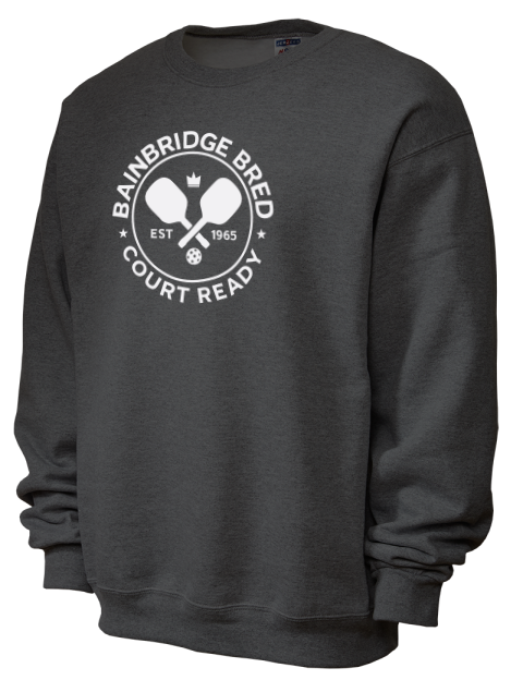 Bainbridge Bred Pickleball Unisex Crewneck Sweatshirt | Swagsta