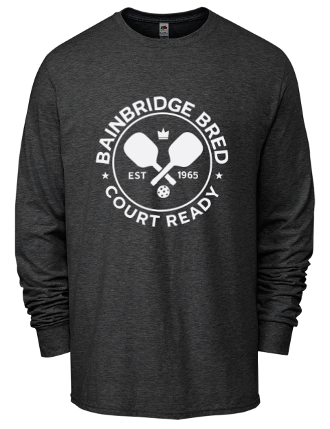 Bainbridge Bred Pickleball Men's Long-Sleeve T-Shirt | Swagsta