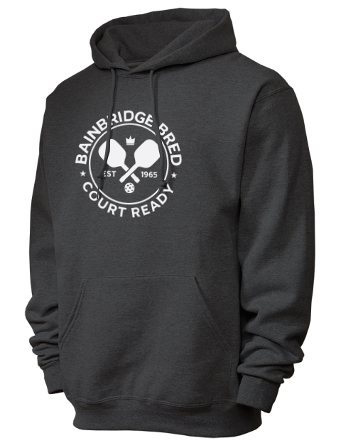 Bainbridge Bred Pickleball Unisex Hooded Sweatshirt | Swagsta