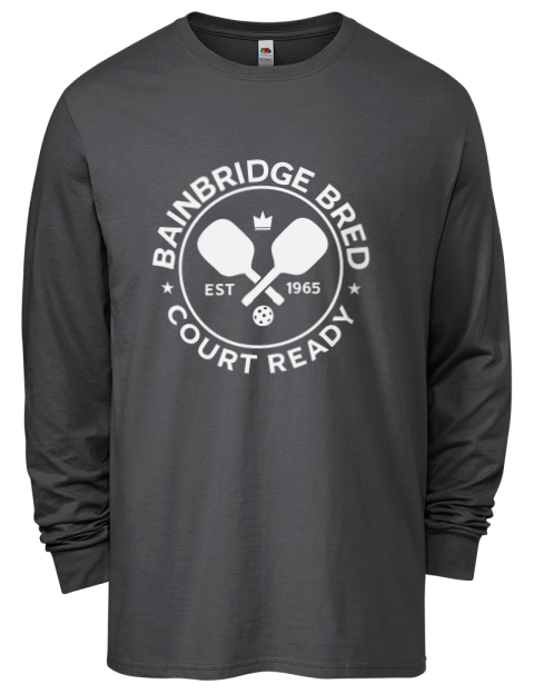 Bainbridge Bred Pickleball Men's Long-Sleeve T-Shirt | Swagsta