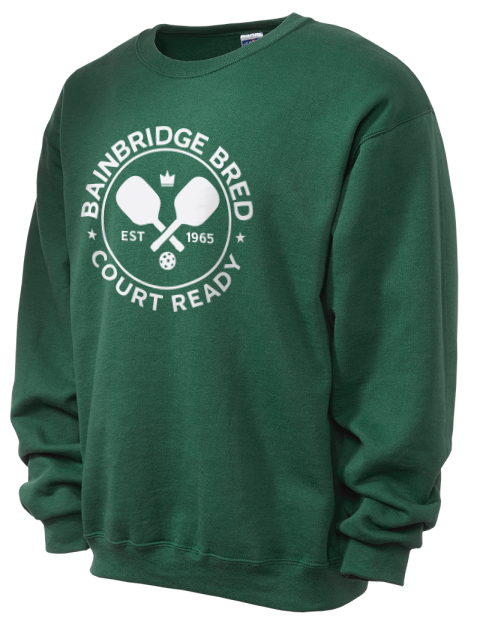 Bainbridge Bred Pickleball Unisex Crewneck Sweatshirt | Swagsta