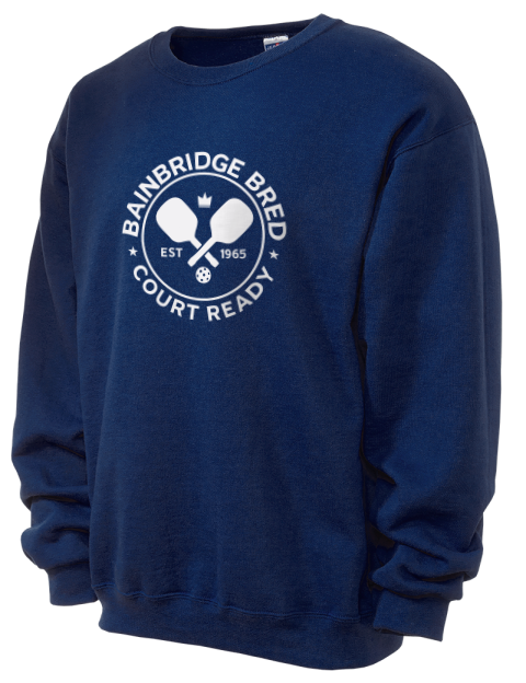 Bainbridge Bred Pickleball Unisex Crewneck Sweatshirt | Swagsta