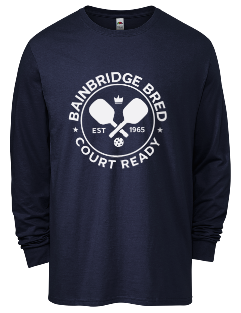 Bainbridge Bred Pickleball Men's Long-Sleeve T-Shirt | Swagsta