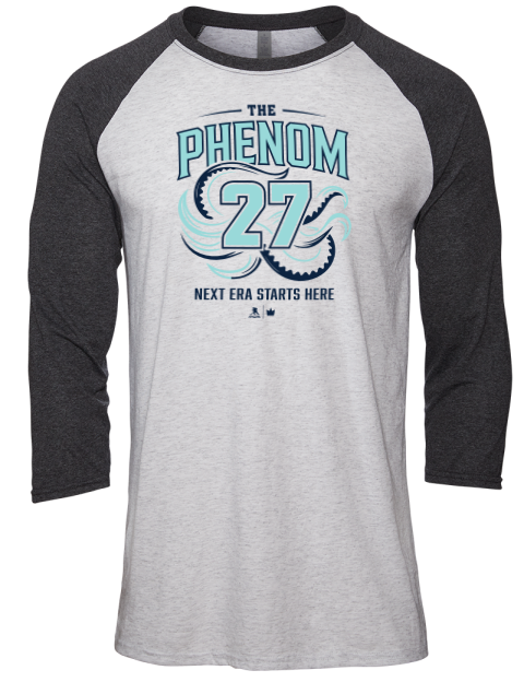 Starts Here Berkly Catton Unisex Premium Three-Quarter Raglan T-Shirt | Swagsta