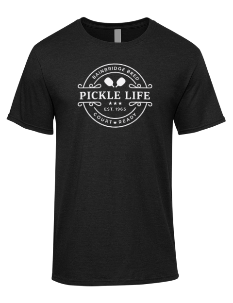 Bainbridge Life Pickleball Premium Ring-Spun Cotton Unisex T-Shirt | Swagsta