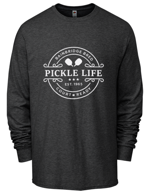 Bainbridge Life Pickleball Men's Long-Sleeve T-Shirt | Swagsta