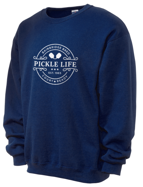 Bainbridge Life Pickleball Unisex Crewneck Sweatshirt | Swagsta