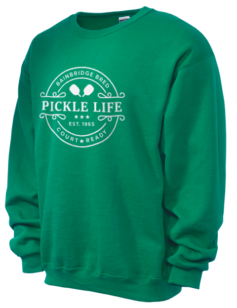 Bainbridge Life Pickleball Unisex Crewneck Sweatshirt | Swagsta