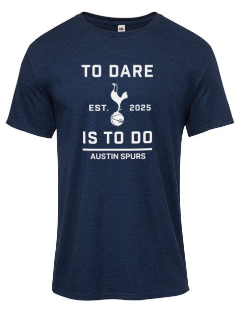 To Dare Is To Do Denton Spurs Iconic Men's T-Shirt | Swagsta