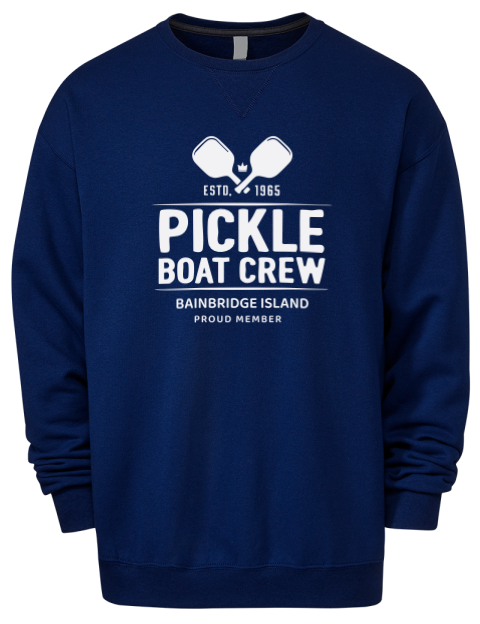 Boat Crew Pickleball Premium Unisex Crewneck Sweatshirt | Swagsta
