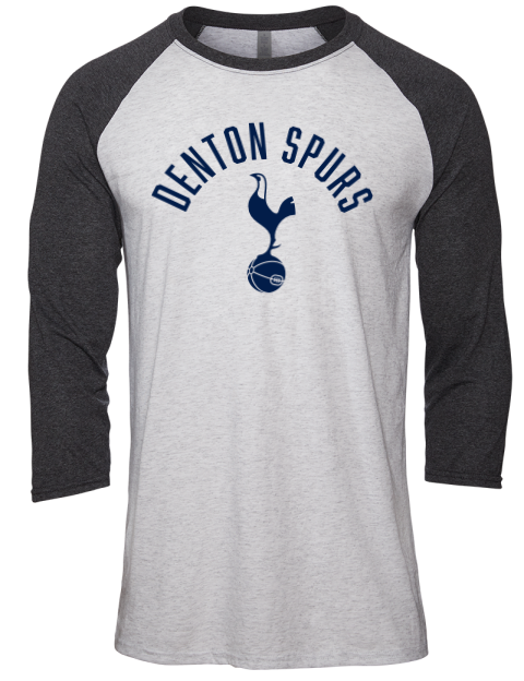 Classic Denton Spurs Unisex Premium Three-Quarter Raglan T-Shirt | Swagsta