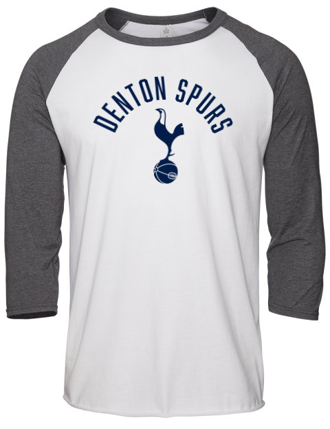 Classic Denton Spurs Unisex Premium Three-Quarter Raglan T-Shirt | Swagsta