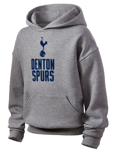 Stacked Denton Spurs Youth Hooded Sweatshirt | Swagsta